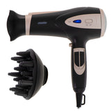 Secador de pelo Mesko, función de ionización, difusor, potencia 2200 W, negro, MS 2287