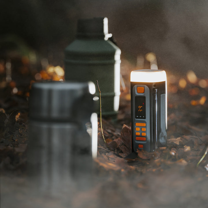 Radio de emergencia Adler, con panel solar, manivela y batería externa, Bluetooth 5.0, linterna LED de 4 W, 4500 mAh, AD 1920