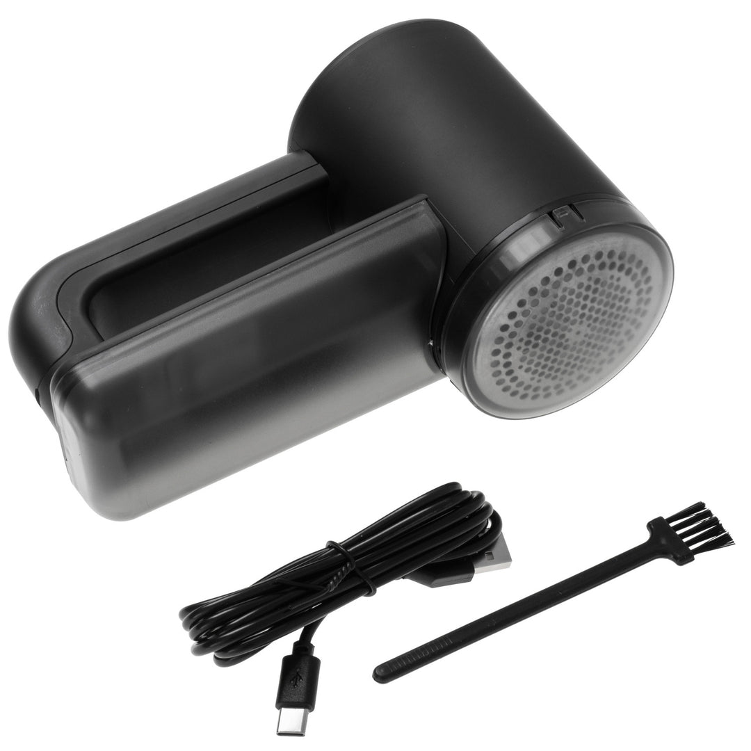 Afeitadora para tejidos Adler, pantalla LCD, 3 velocidades de funcionamiento, negra, AD 9617 black