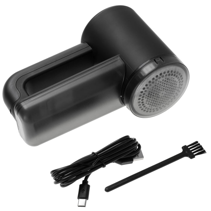 Afeitadora para tejidos Adler, pantalla LCD, 3 velocidades de funcionamiento, negra, AD 9617 black