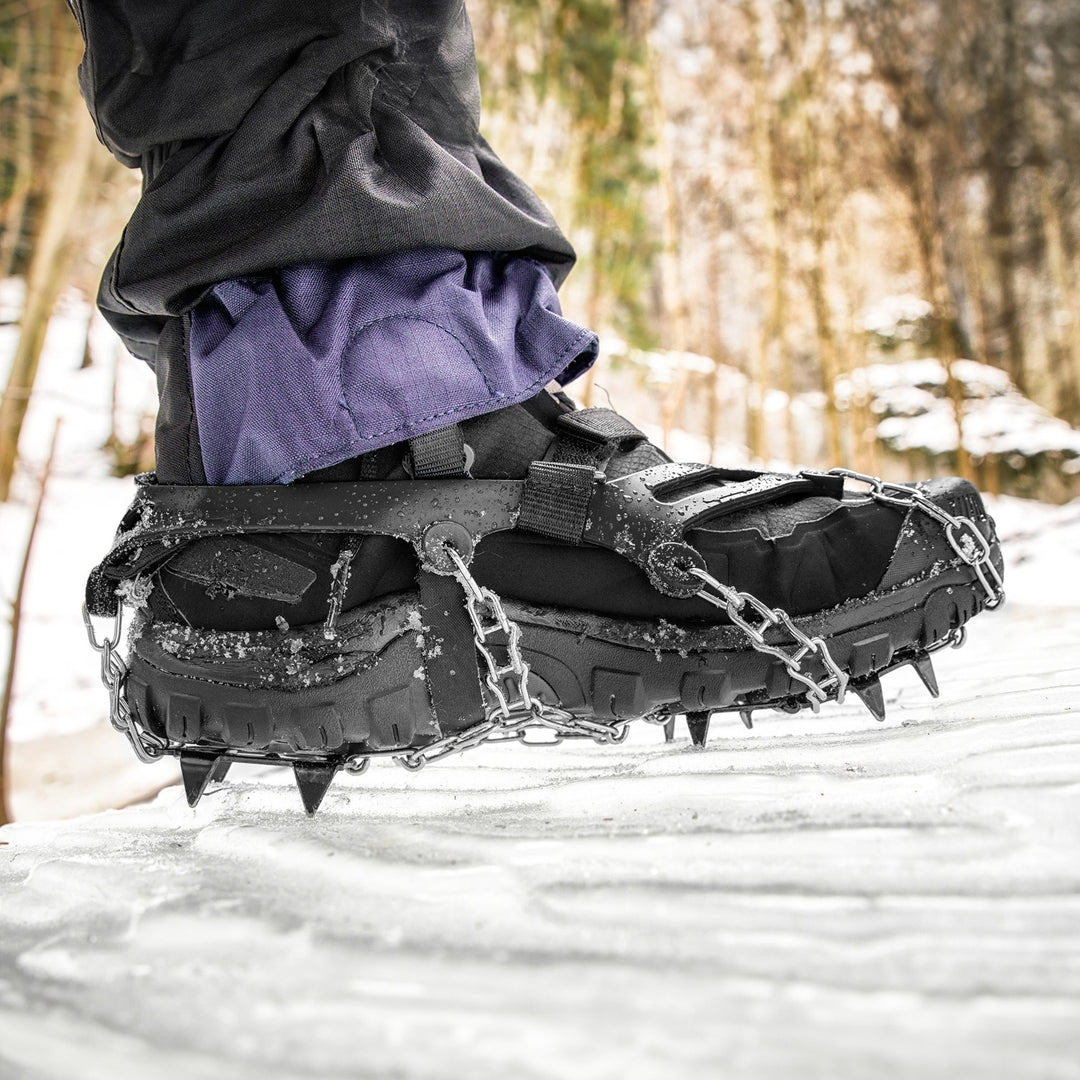 Crampones con puntas para botas de montaña Rebel Active, talla L 41-44