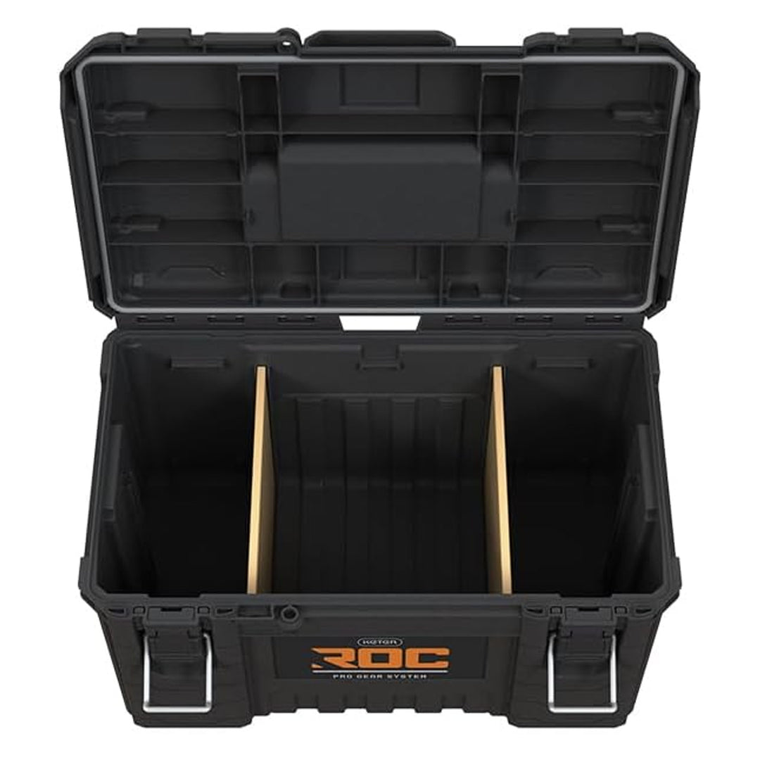Caja de herramientas Keter ROC XL Pro Gear 2.0, capacidad de carga 72 kg, soportes Pro Mount, posibilidad de colgar en la pared, 256980