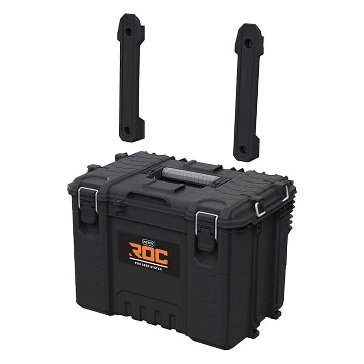 Caja de herramientas Keter ROC XL Pro Gear 2.0, capacidad de carga 72 kg, soportes Pro Mount, posibilidad de colgar en la pared, 256980