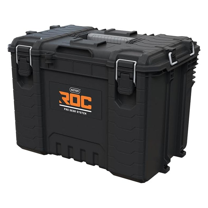 Caja de herramientas Keter ROC XL Pro Gear 2.0, capacidad de carga 72 kg, soportes Pro Mount, posibilidad de colgar en la pared, 256980