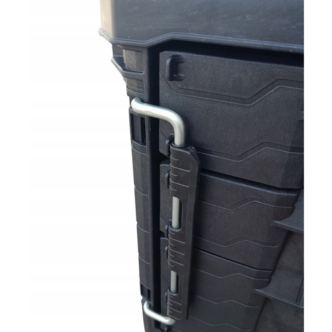 Caja de herramientas XL Keter ROC Pro Gear 2.0, con dos cajones, separadores incluidos, espacio para candado, cierres frontales, 259841