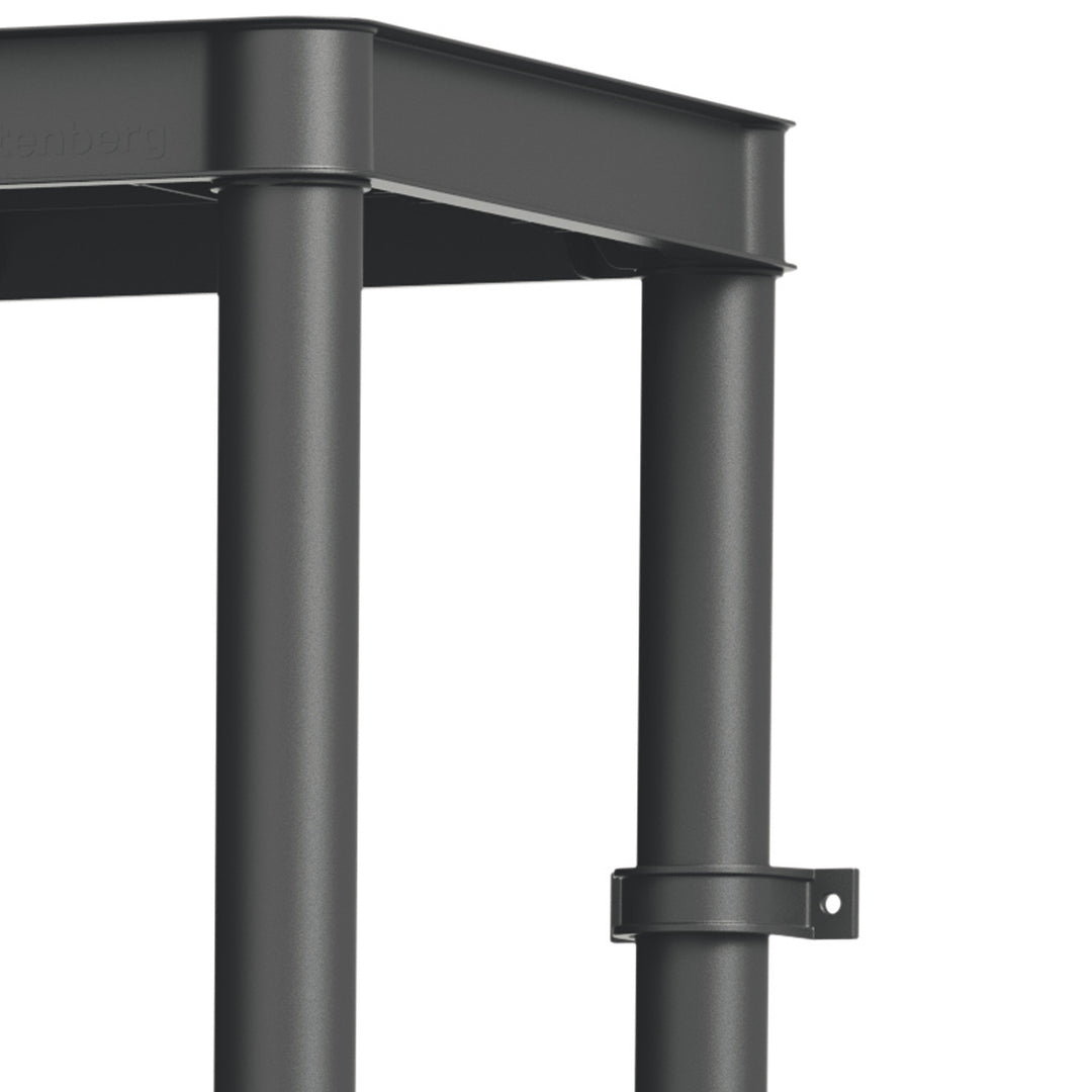 Estantería Stackaro Solid 75 Kistenberg, carga máxima total 220 kg, 5 estantes, montaje en pared, KSS75L5HD-S411