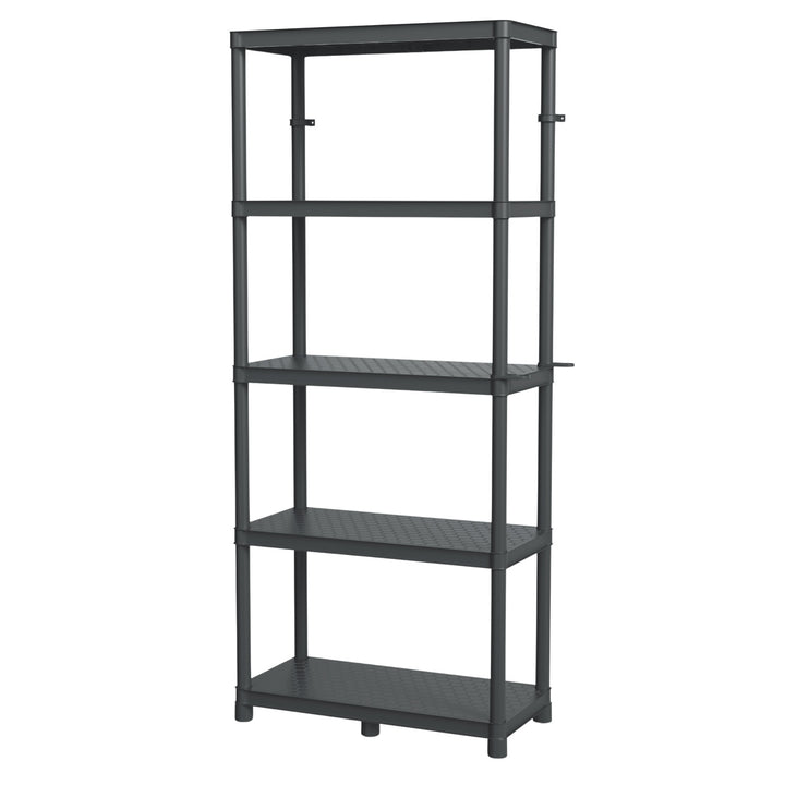 Estantería Stackaro Solid 75 Kistenberg, carga máxima total 220 kg, 5 estantes, montaje en pared, KSS75L5HD-S411