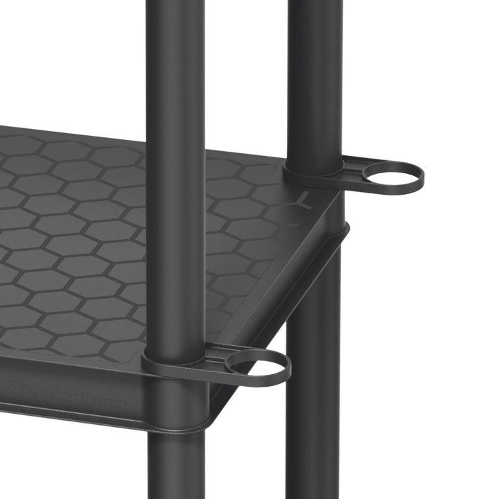 Estantería Stackaro Solid 60 Kistenberg, carga máxima total 185 kg, 4 estantes, montaje en pared, KSS60L4HD-S411