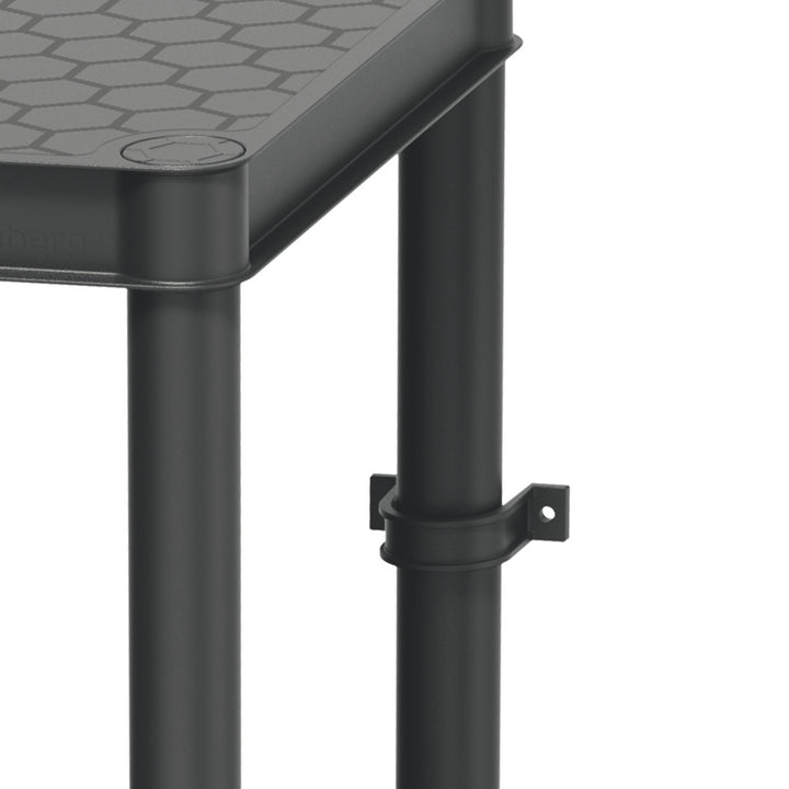 Estantería Stackaro Solid 60 Kistenberg, carga máxima total 185 kg, 4 estantes, montaje en pared, KSS60L4HD-S411
