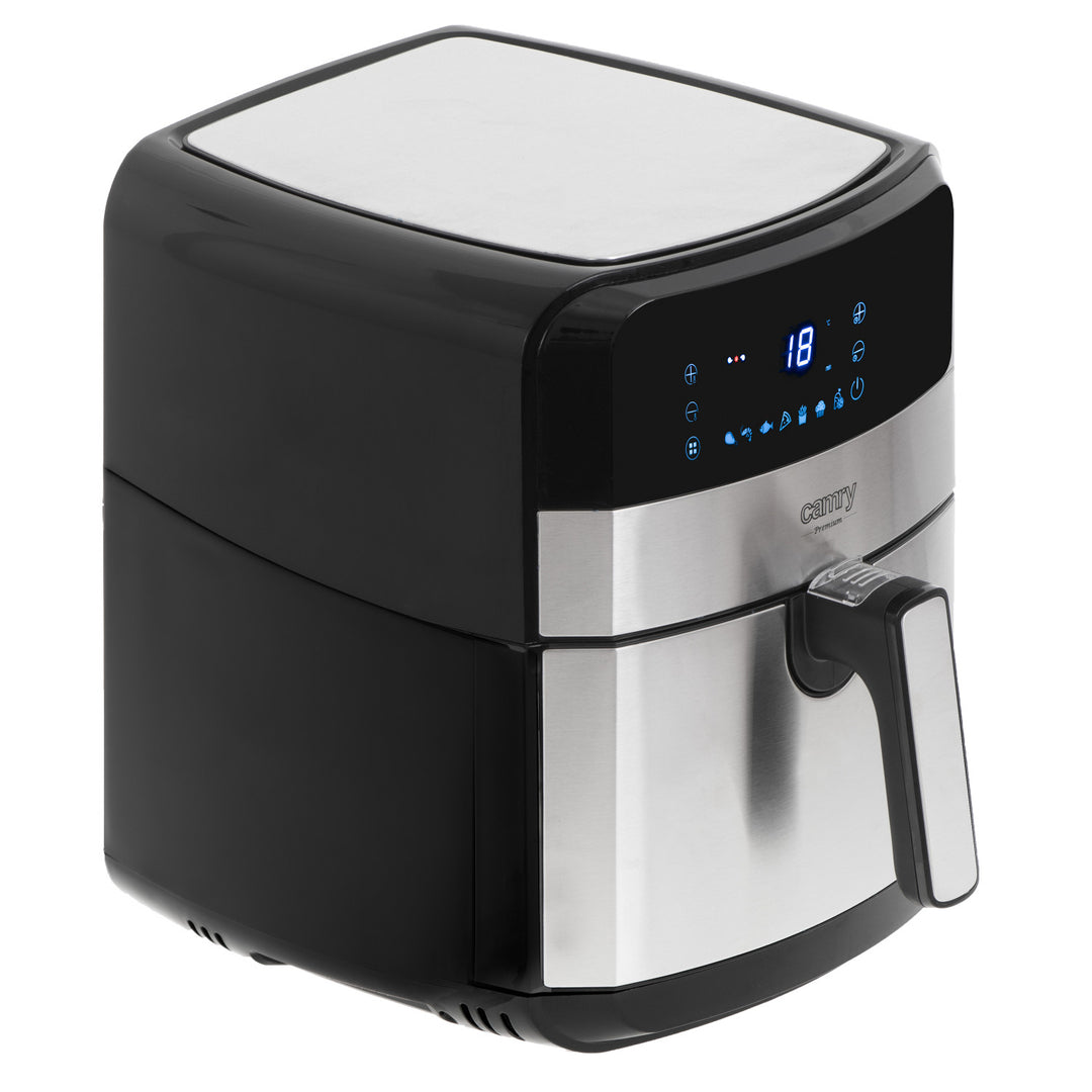 Freidora sin aceite, 9 programas, 5,0 L, Airfryer, Camry CR 6311 + bolsas de papel para freidora, 16 cm, biodegradables, 100 unidades