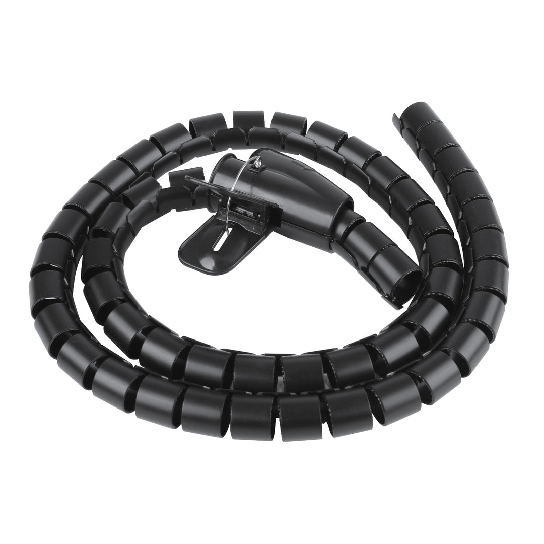 Organizador/protector de cables Maclean, 15 mm x 1000 mm, negro, MCTV-898 B
