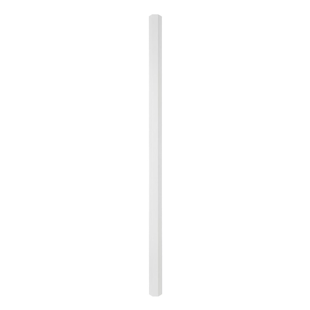 Perfil de ocultación de cables de aluminio Maclean, 33 x 18 x 750 mm, blanco, MCTV-897 W