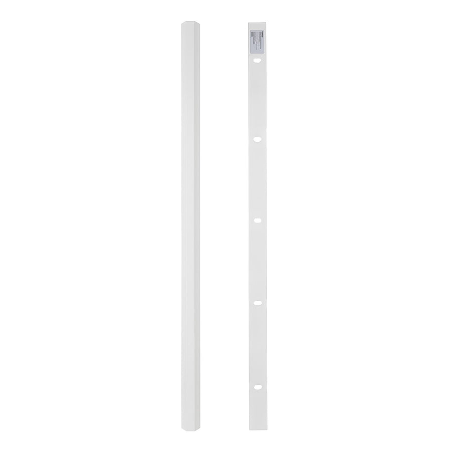 Perfil de ocultación de cables de aluminio Maclean, 33 x 18 x 750 mm, blanco, MCTV-897 W