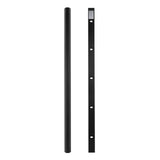 Perfil de aluminio para ocultar cables Maclean, 33 x 18 x 750 mm, negro, MCTV-897 B