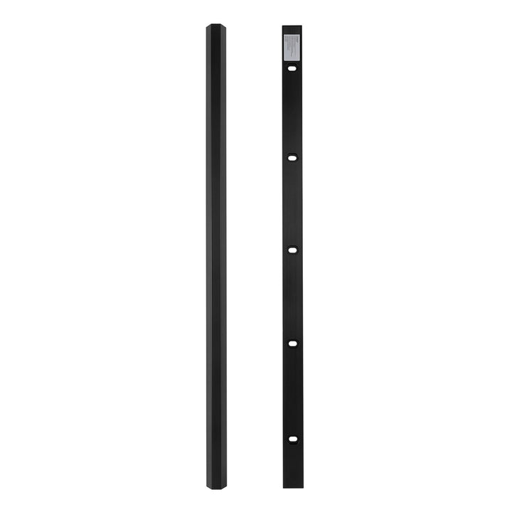 Perfil de aluminio para ocultar cables Maclean, 33 x 18 x 750 mm, negro, MCTV-897 B