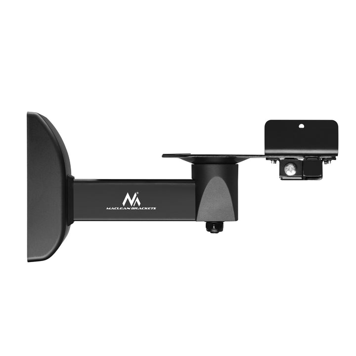 Juego de soportes/colgadores para altavoces Maclean, universal, ajuste vertical de +8° a -8° y horizontal de +90° a -90°, máx. 15 kg, MC-917
