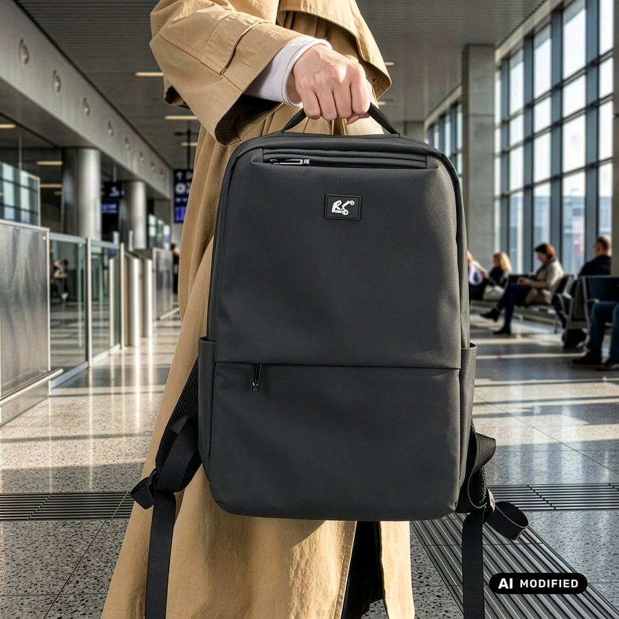 Mochila para portátil NanoRS, 15,6", negra, 41x29x14, impermeable RS202 B