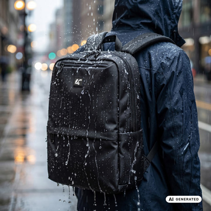 Mochila para portátil NanoRS, 15,6", negra, 41x29x4, impermeable RS202 B