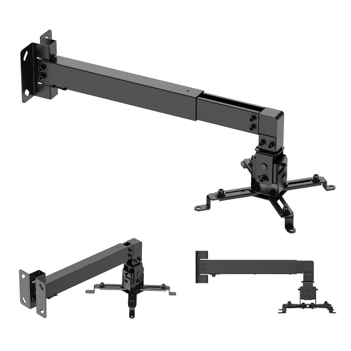 Soporte / colgador de pared para proyector Maclean, negro, hasta 20 kg, MC-205 B
