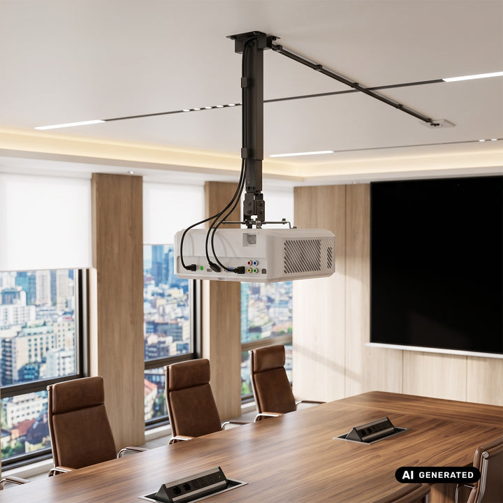 Soporte / colgador universal para proyector Maclean, negro, hasta 20 kg, MC-206 B