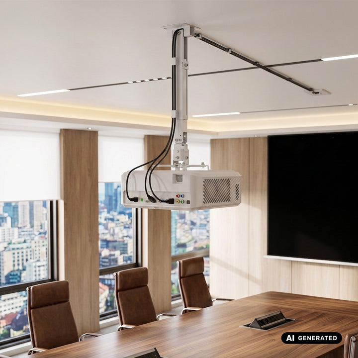 Soporte / colgador universal para proyector Maclean, blanco, hasta 20 kg, MC-206 W