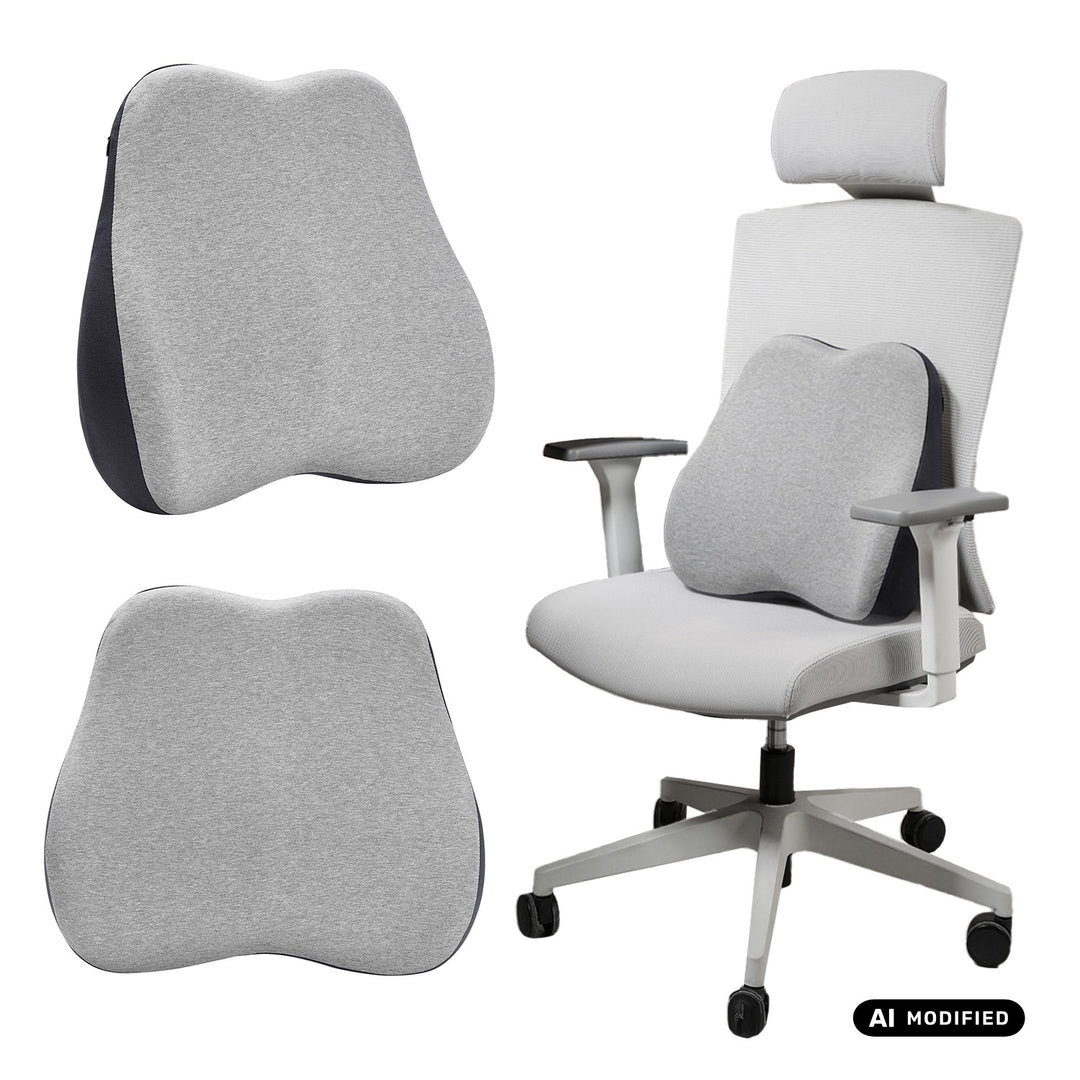 Almohadilla lumbar de espuma viscoelástica Promedix, 45 x 40 x 10 cm, PR-215