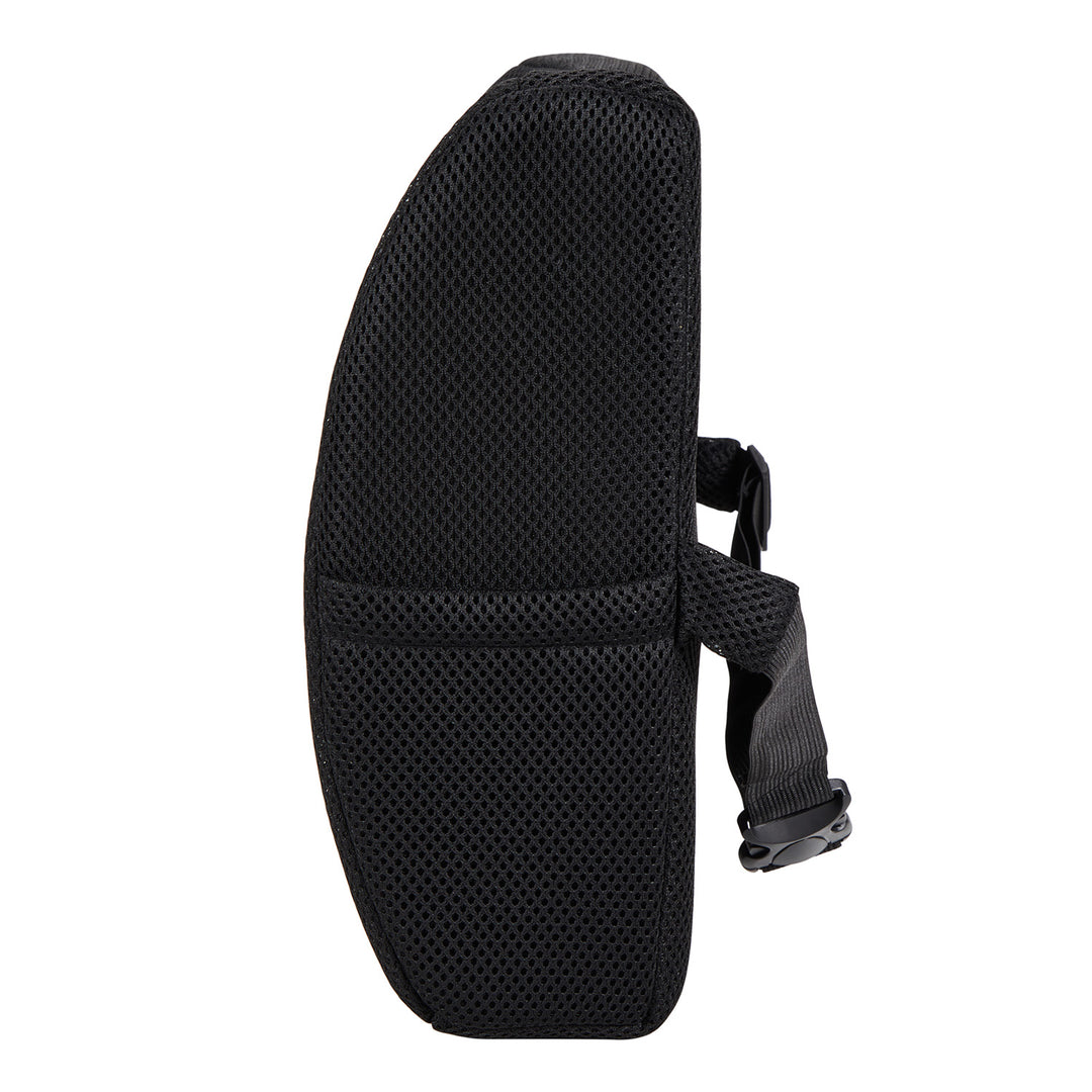 Cojín lumbar de espuma viscoelástica Promedix, 34 x 31 x 12 cm, densidad de la espuma: 50D, PR-216