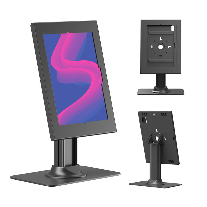 Soporte publicitario para tablet Maclean, con cierre de seguridad. 12,4"-13", iPad Air/Pro, Samsung Tab S10+/S9+/S8+/S7+, 257 x 350 x 22 mm, MC-958 B