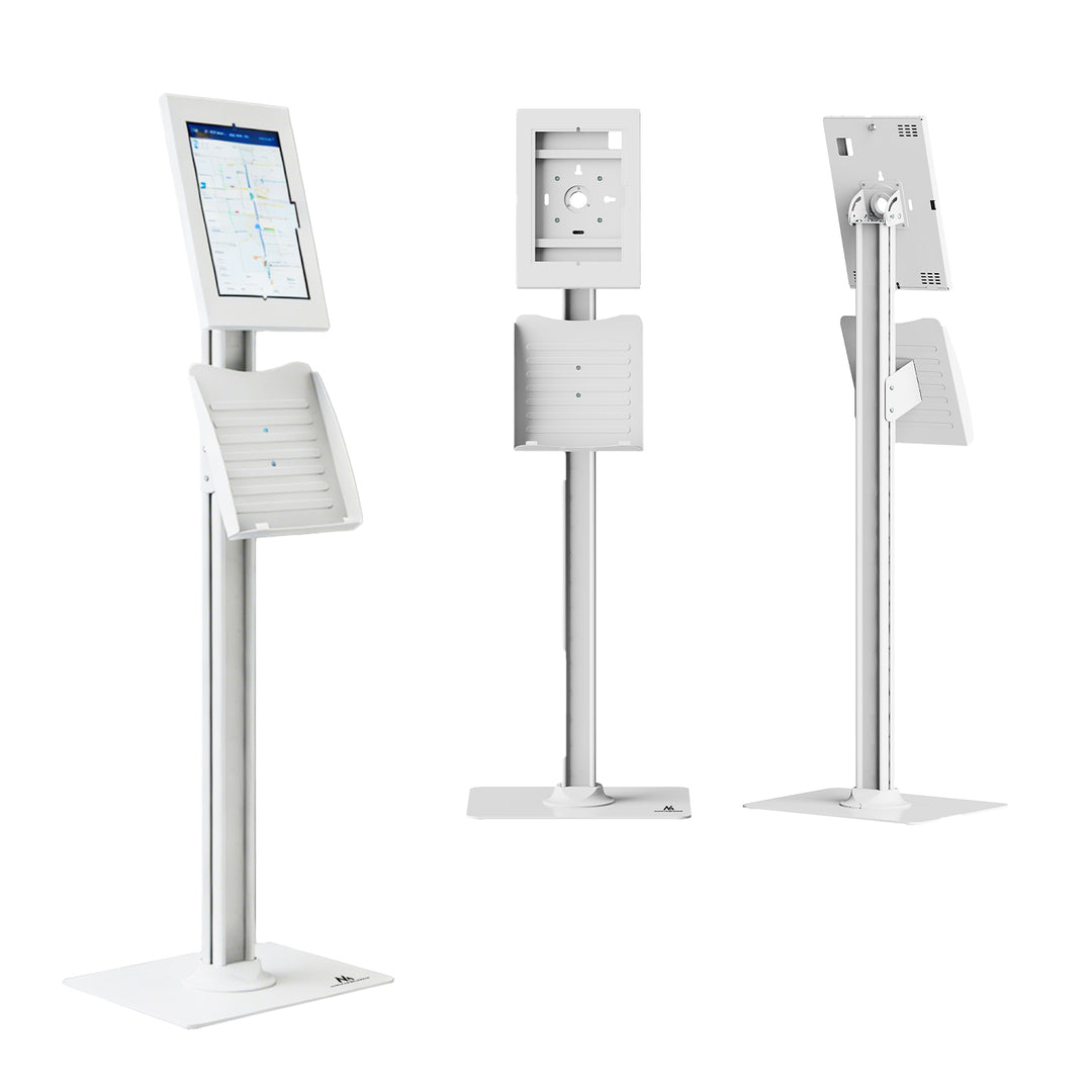 Soporte publicitario para tablet Maclean, con cierre de seguridad, 10,9"-11", iPad Air/Pro, Samsung Tab A y S Series, 220 x 323 x 22 mm, MC-960 W