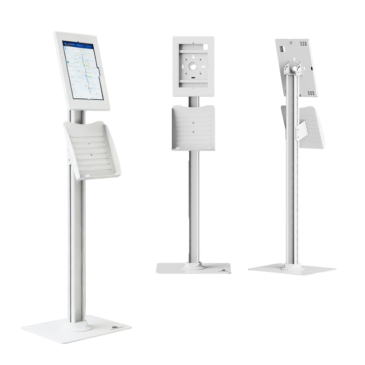 Soporte publicitario para tablet Maclean, con cierre de seguridad, 10,9"-11", iPad Air/Pro, Samsung Tab A y S Series, 220 x 323 x 22 mm, MC-960 W