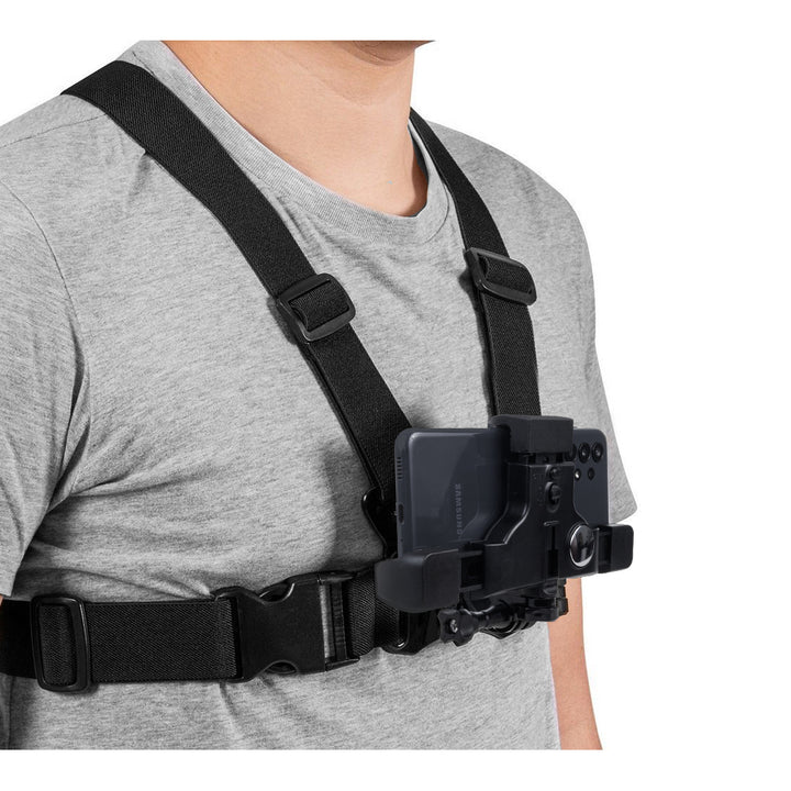 Mochila con señalizador LED, con mando a distancia, resistencia al agua: mando a distancia IPx5, mochila IPX2 + correas deportivas para el teléfono Maclean MC-445