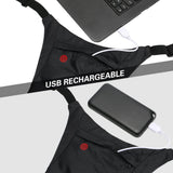 Mochila con señalizador LED, con mando a distancia, resistencia al agua: mando a distancia IPx5, mochila IPX2 + correas deportivas para el teléfono Maclean MC-445