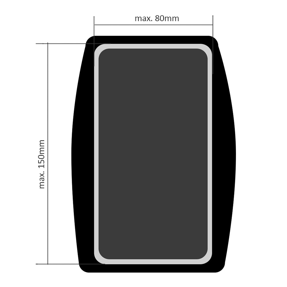 Mochila con señalizador LED, con mando a distancia, resistencia al agua: mando a distancia IPx5, mochila IPX2 + correas deportivas para el teléfono Maclean, universales, MC-446