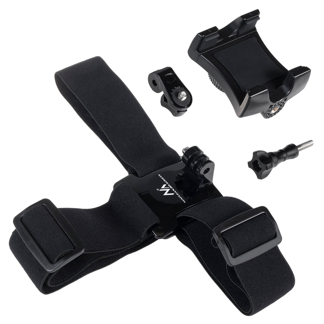 Mochila con señalizador LED, con mando a distancia, resistencia al agua: mando a distancia IPx5, mochila IPX2 + cinta deportiva para la cabeza para el teléfono MC-825