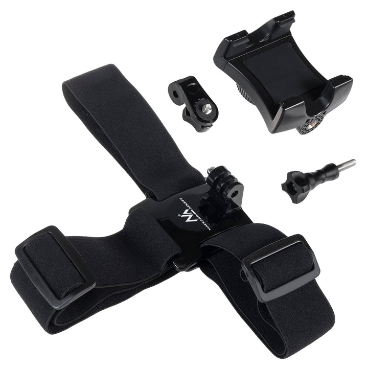 Mochila con señalizador LED, con mando a distancia, resistencia al agua: mando a distancia IPx5, mochila IPX2 + cinta deportiva para la cabeza para el teléfono MC-825