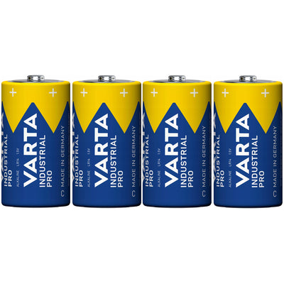 4 pilas R-14 LR14 C 1,5 V alcalinas Varta Industrial Pro