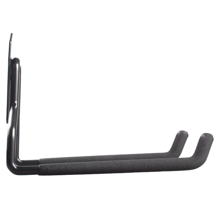 Soporte/colgador de pared Maclean, para neumáticos, herramientas de jardinería, escaleras, mangueras, bicicletas, de acero, carga máxima 35 kg, MC-440, 2 unidades.