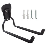 Soporte/colgador de pared Maclean, para neumáticos, herramientas de jardinería, escaleras, mangueras, bicicletas, de acero, carga máxima 35 kg, MC-440, 2 unidades.