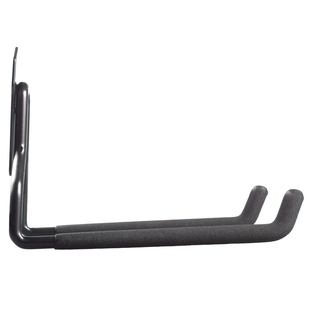 Soporte/colgador de pared Maclean, para neumáticos, herramientas de jardinería, escaleras, mangueras, bicicletas, de acero, carga máxima 35 kg, MC-440, 3 unidades.