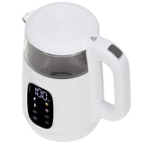 Hervidor eléctrico de vidrio con control de temperatura 1,7 l, LED, 40-100 °C, Adler AD 1305 WS blanco
