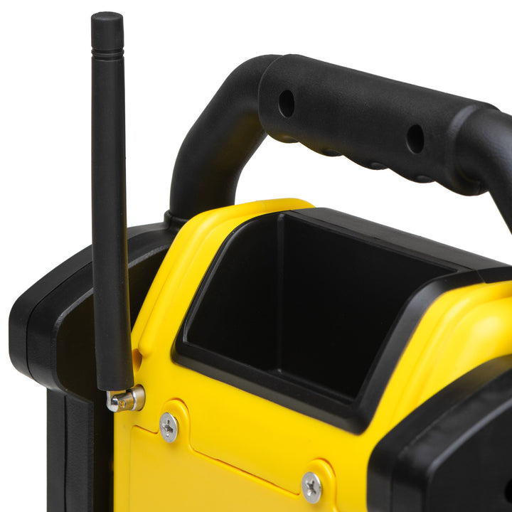 Radio para obras Adler, Bluetooth 5.1, IPX 54, potencia 10 W, AD 1911