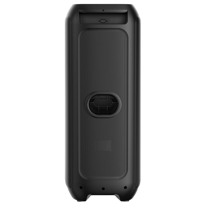 Altavoz Bluetooth grande, 120 W RMS/1400 W PMPO, dos altavoces de 8", ecualizador, función de karaoke, MP3/tarjetas microSD, USB, AUX, BT 5.3+EDR, pantalla, LED, batería integrada, mando a distancia, MT3185