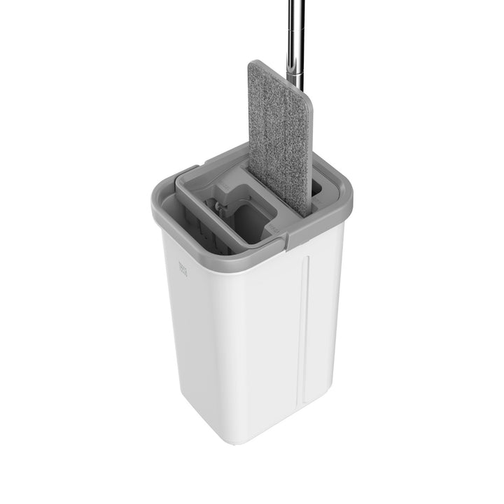 Fregona plana Teesa, cubo de dos compartimentos, capacidad 5,7 l, New Clean R13, Teesa