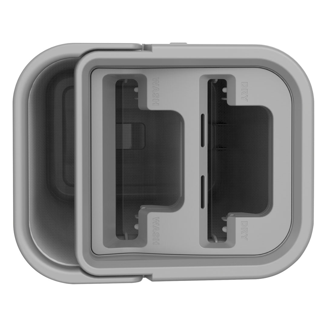 Fregona plana Teesa, cubo de dos compartimentos, capacidad 5,7 l, New Clean R13, Teesa