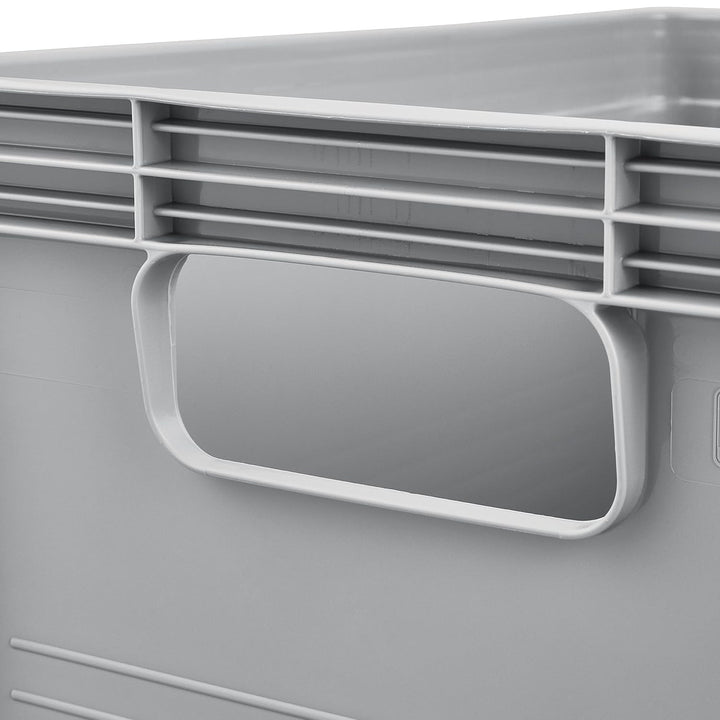 Contenedor de transporte Robert Keeeper, capacidad de 20 l, color gris, apto para uso alimentario, ligero y resistente, con una capacidad de carga de hasta 30 kg