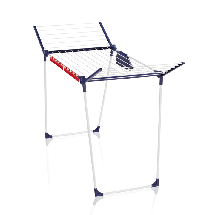 Secador Pegasus 180 Solid Plus Leifheit, longitud de los cables 18 m, patas paralelas estables, resistente a las condiciones atmosféricas, 2 ganchos para ropa, 81510