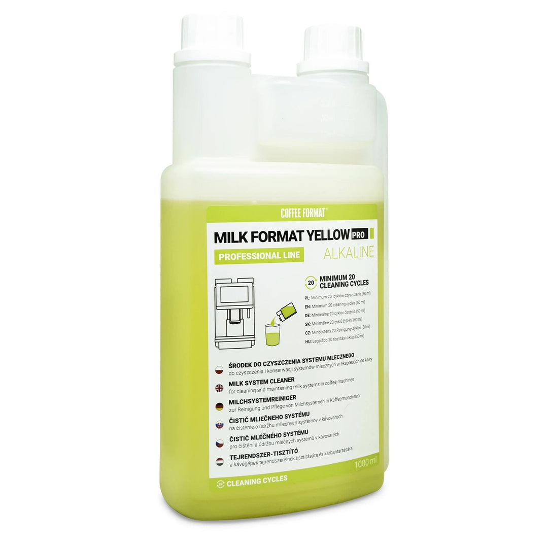 Limpiador para el sistema de leche 1 l, Coffee Format MILK FORMAT YELLOW PRO