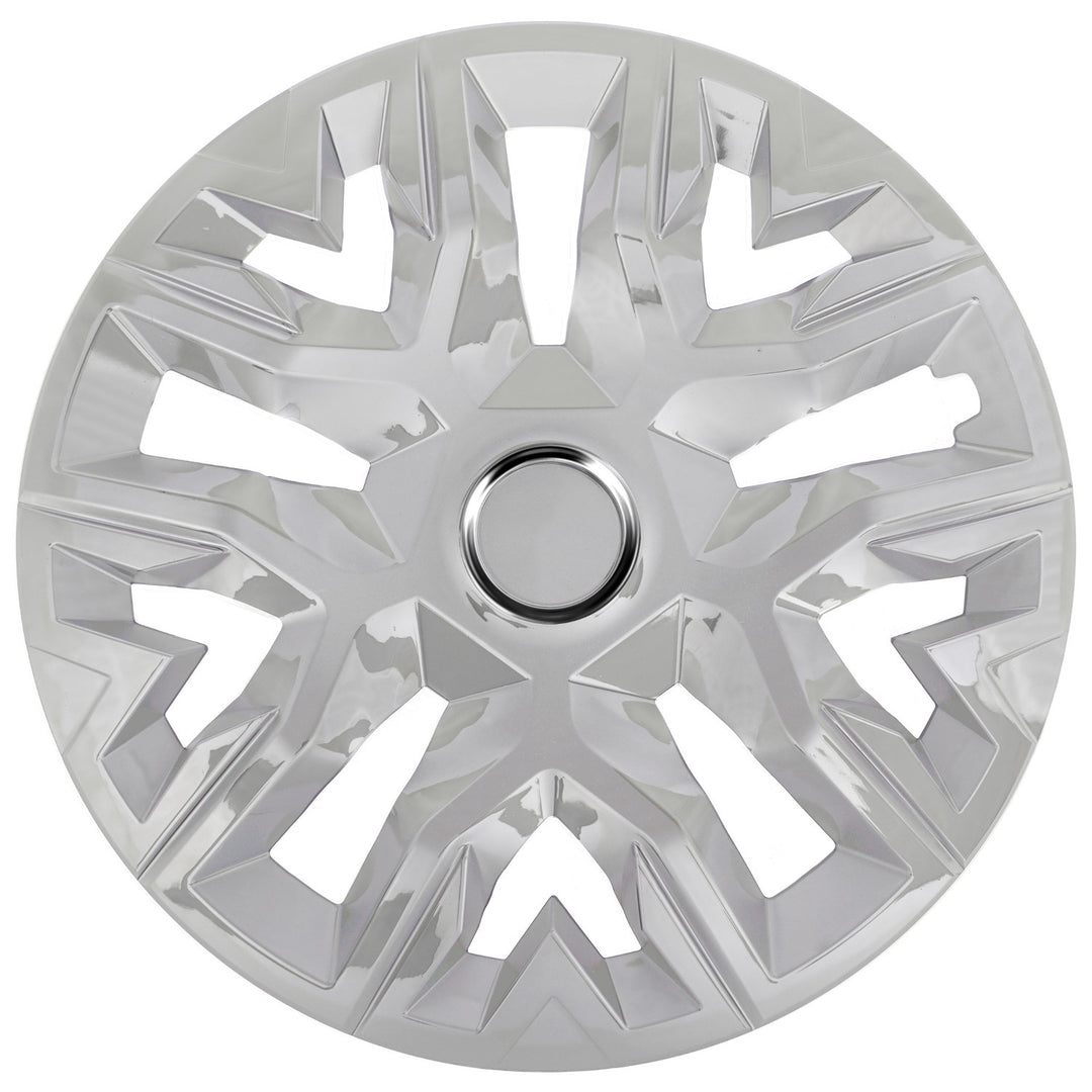 Tapa de rueda universal de 16'' NRM Perfecto, color plateado, 1 unidad