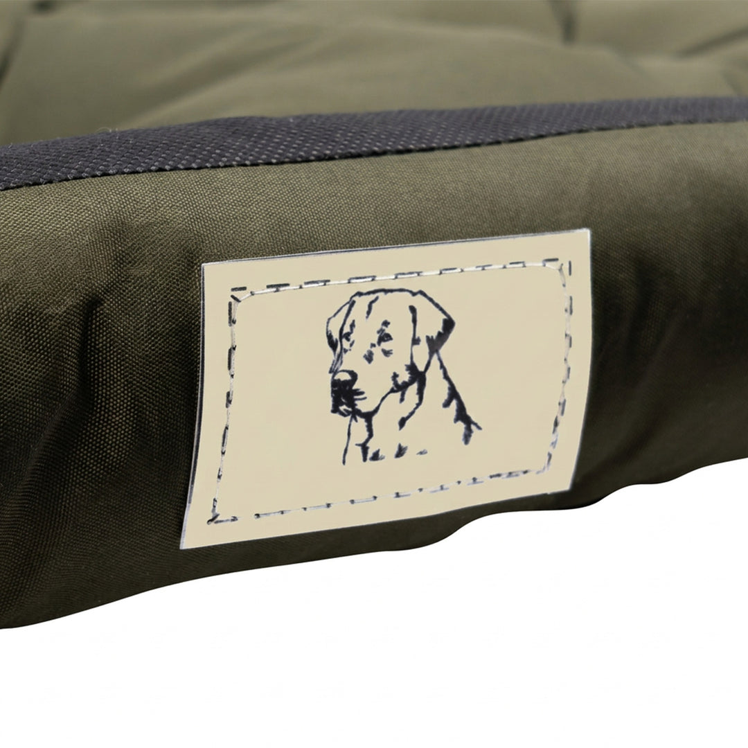 Cama para mascotas GreenBlue, verde, rectangular, dimensiones exteriores: 115 x 95 cm, interiores: 100 x 80 cm GB240 GN