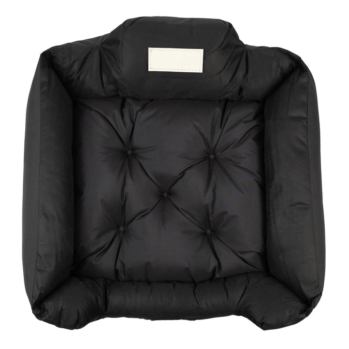 Cama para mascotas GreenBlue, negra, rectangular, dimensiones exteriores: 75 x 65 cm, interiores: 60 x 50 cm GB241 BL